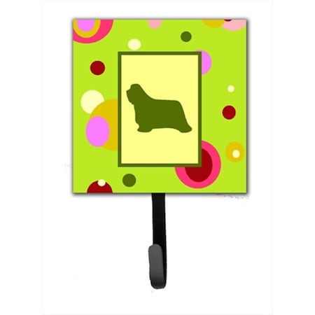 Jensendistributionservices 4.25 x 6 in. Bearded Collie Leash Or Key Hook MI1655567